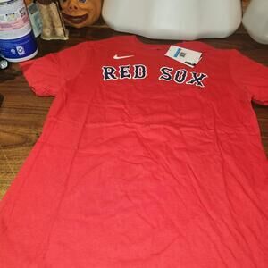NEW W/ Tags Nike Mens Sz M Boston Red Sox Trevor Story Shirt Double Sided